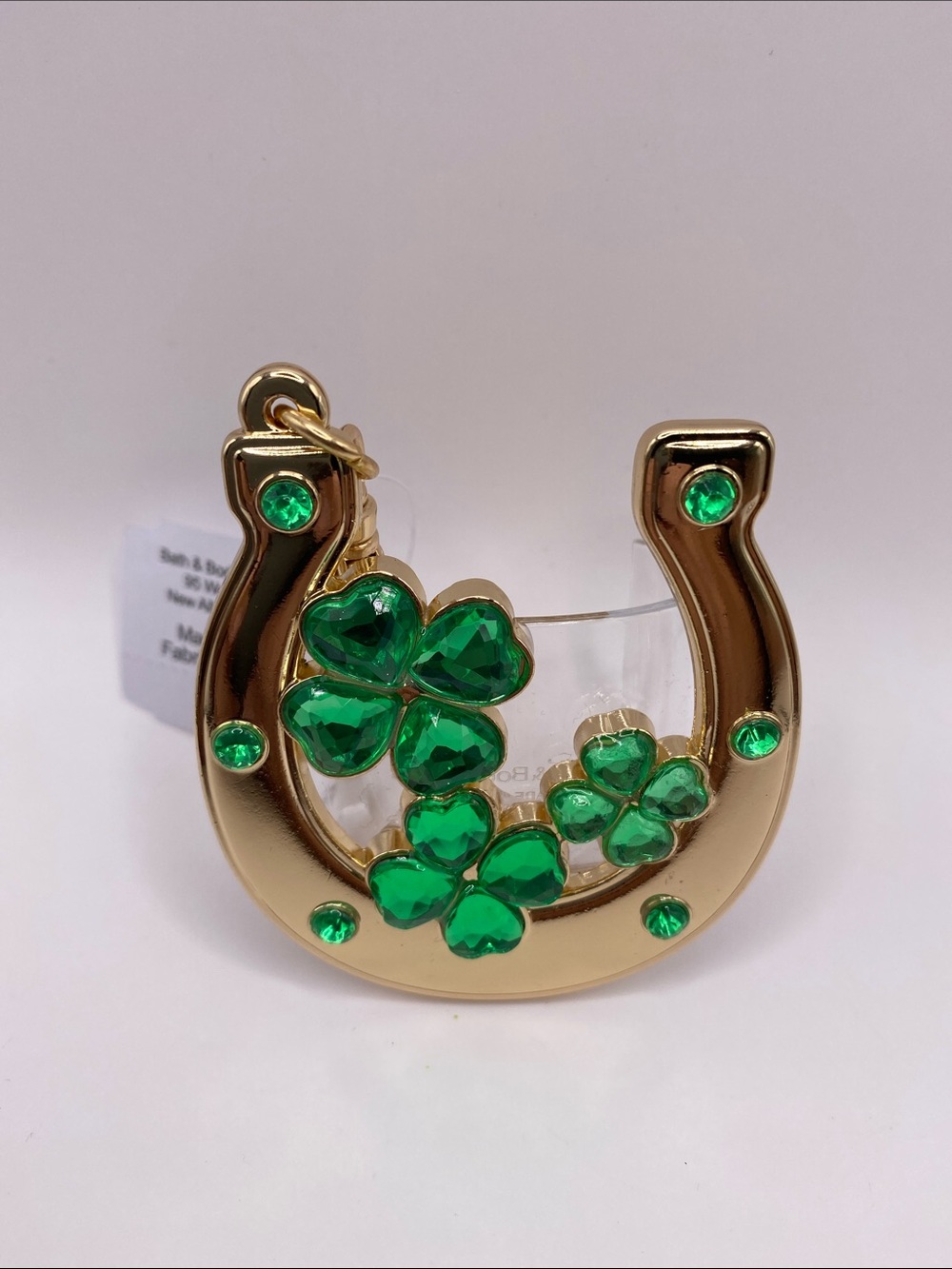 Bath & Body Works Horseshoe and Clover Pocketbac Holder